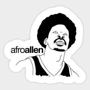 Afro Allen Sticker